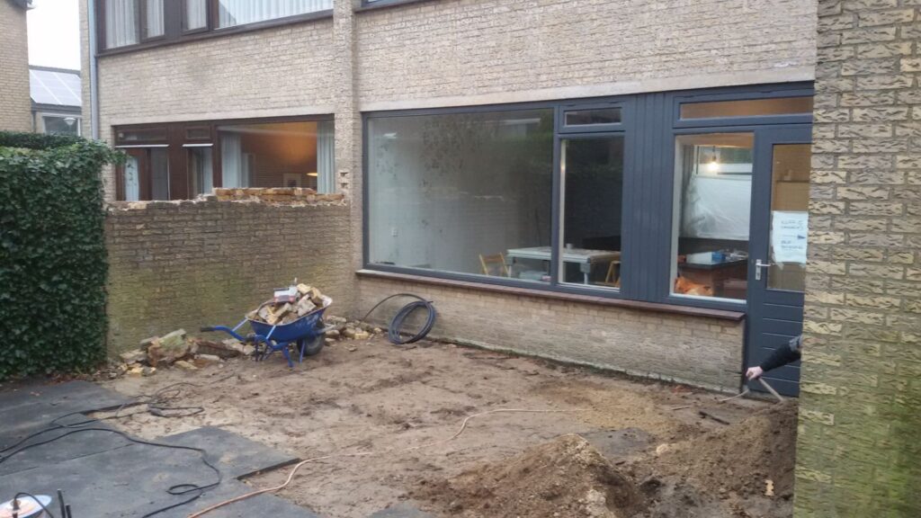 Renovatie van bestaande aanbouw