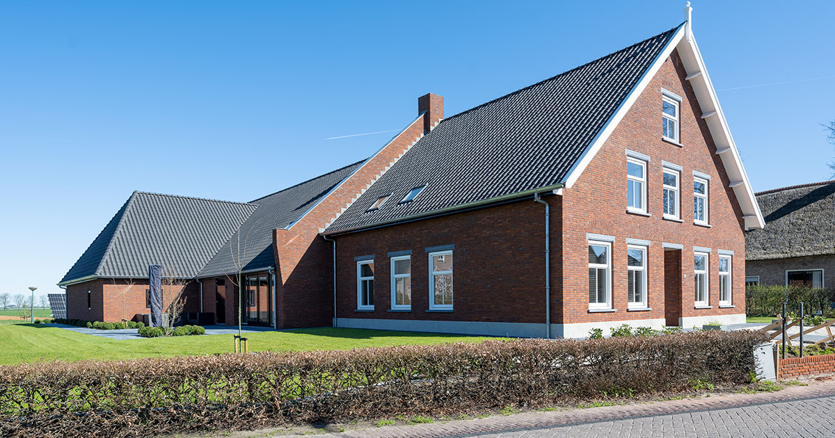 Nieuwbouw woonboerderij